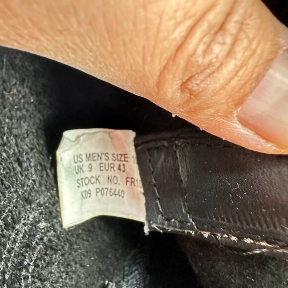 Durango Men Size UK 9 US 10 Black Leather Cowboy Pull On Western Boot - Picture 11 of 14